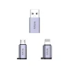 Wiwu Wi-C031 Concise Serisi 3in1 Type-C to USB-A/Micro Usb/Lightning OTG Adaptör Paketi