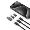 Wiwu Wi-C031 Concise Serisi 3in1 Type-C to USB-A/Micro Usb/Lightning OTG Adaptör Paketi