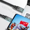 Zore QG02 Type-C to Type-C PD3.1 Data Kablosu 240W 480Mbps 2 Metre