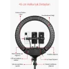 Zore RL-18 Işıklı Telefon Tutucu Ring Light