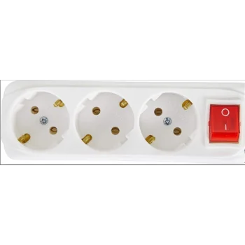 Almera 3lü 3mt Anahtarlı Topraklı Priz (9230203)