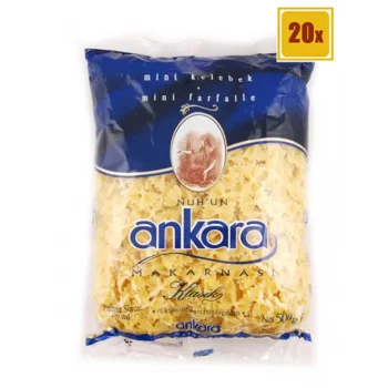 Ankara Makarna Kelebek 500 Gram  x 20 Adet