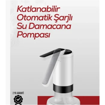 Apache K3 Şarjlı Su Pompası (Usb Şarj Grişi-Şarj Lambası-Paslanmaz Çelik)