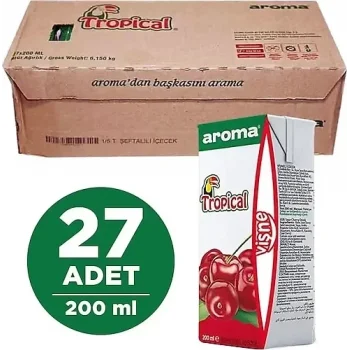 Aroma Tropikal Vişne 200 Ml x 27 Adet
