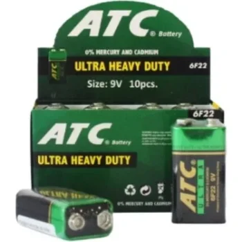 Atc 9 volt Pil x 10 Adet