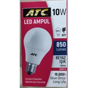 Atc Led Ampul 10w x 10 Adet