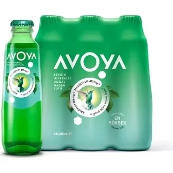 Avoya Sade Maden Suyu 200 Ml x 24 Adet