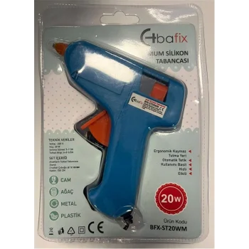 Bafix Mum Silikon Tabancası Mavi 20W