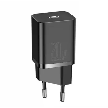 Baseus CCSUP-B01 Süper Si QC Siyah CCSUP-B01 20W Type-C Şarj Cihazı