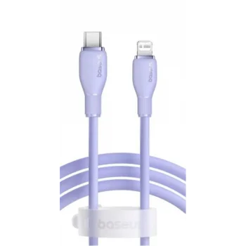 Baseus Pudding USB-A Light 2.4A Kablo 1.2m Mor (P10355700511-00)