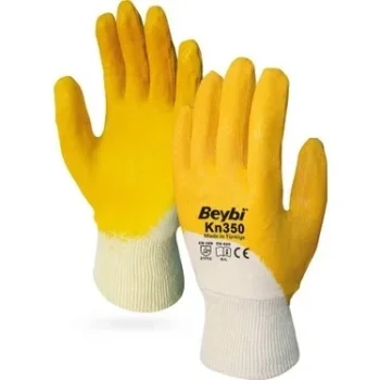 Bez İşçi Eldiveni Sarı