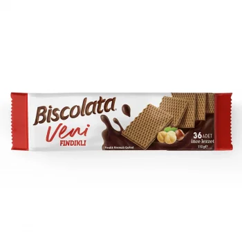 Biscolata Veni Fındık 110 Gram x 24 Adet