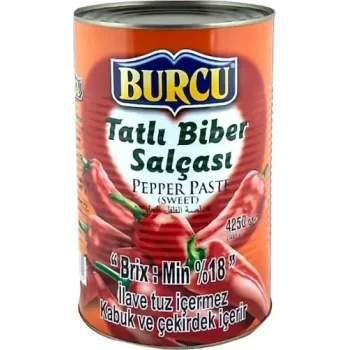Burcu Biber Salça Tatlı 4250  Gram