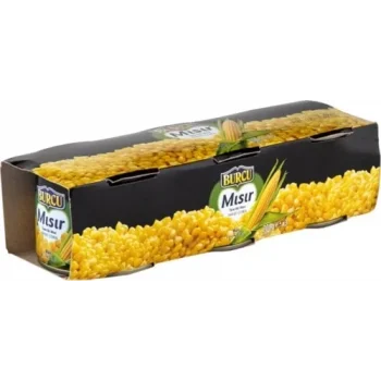 Burcu Haşlanmış Mısır 3*200 Gram