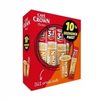 Cafe Crown 3ü1 Sade 10 lu