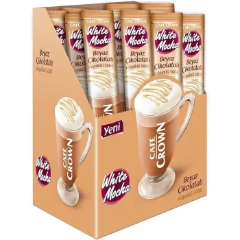 Cafe Crown White Mocha 17 Gram x 24 Adet