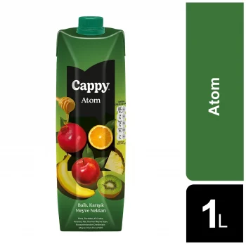 Cappy Nektar Atom Meyve Suyu 1 Litre x 12 Adet
