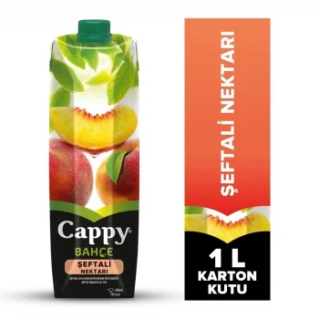 Cappy Nektar Şeftali 1 Litre  x 12 Adet
