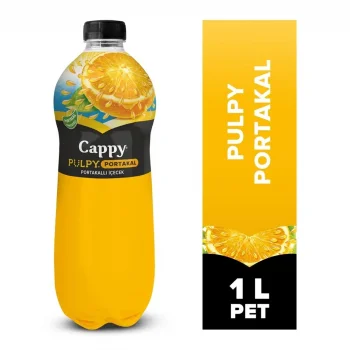 Cappy Pulpy Portakal 1 Litre x 12 Adet