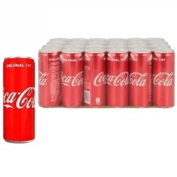 Coca Cola Teneke 330 Ml x 24 Adet
