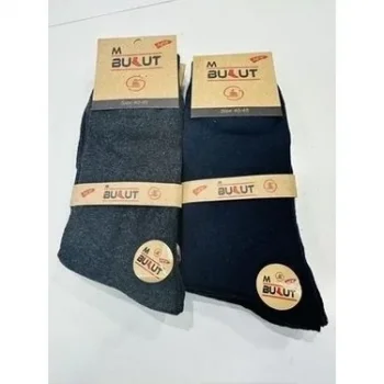 Çorap Bulut Erkek Düz Soket 12li