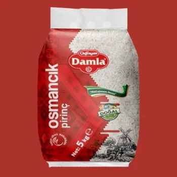 Damla Osmancık Pirinç Poşett 5 Kilogram