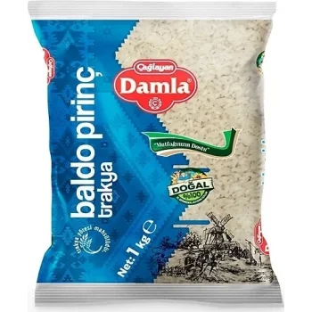 Damla Pirinç Trakya Baldo 1 Kilogram