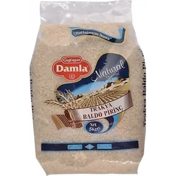 Damla Trakya Baldo Pirinç 5 Kilogram