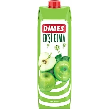 Dimes Nektar Ekşi Elma 1 Litre x 12 Adet