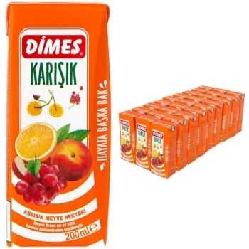 Dimes Nektar Karışık 200 Ml x 27 Adet