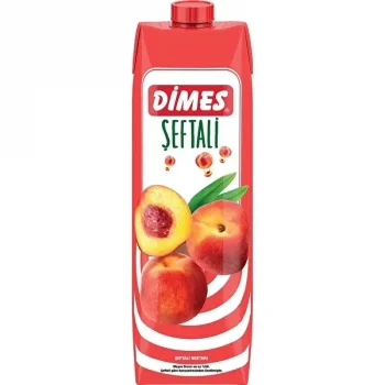 Dimes Nektar Şeftali 1 Litre  x 12 Adet