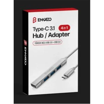 ENKADO EKD-TP50 TYPE-C USB 3,1 TO 4in1 PORT USB ADAPTÖR