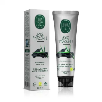 Eyüp Sabri Tuncer Diş Macun Doğal Bambu Aktif Karbonlu 90 Ml