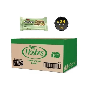 Eti Hoşbeş Fındıklı 40 Gram x 24 Adet