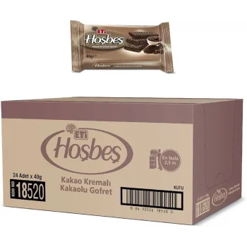 Eti Hoşbeş Kakaolu 40 Gram x 24 Adet