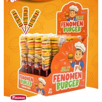 Fenomen Jelly Burger Yumuşak Şeker x 24 Adet