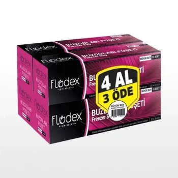 Flodex Buzdolabı Poşeti 4lü Büyük