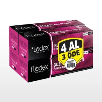 Flodex Buzdolabı Poşeti 4lü Orta