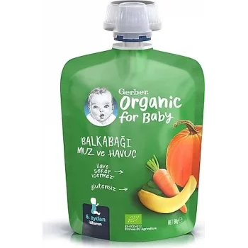 Gerber Balkabağı&muz Püre Mama 90  x 7 Adet
