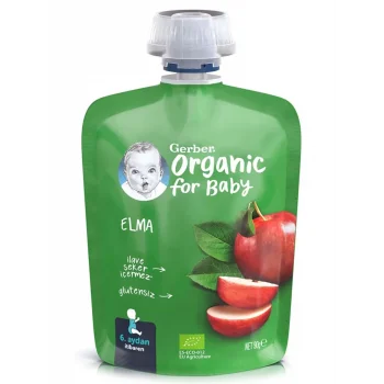 Gerber Elma Püre Mama 90  x 7 Adet