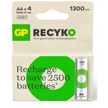 GP AA 1300 mAh Şarjlı Kalem Pil 4lü Paket GP130AAHCEMTR-4LÜ