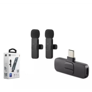 Hadron Hdx2788 Kablosuz 2-Mikrofon Type-C Siyah