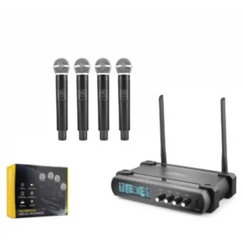 Hadron Hdx2792 Kablosuz 4-Mikrofon Vhf Siyah