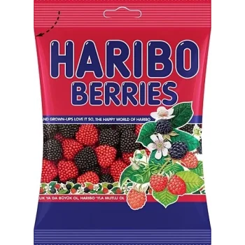 Haribo Jelion Berries 80 Gram x 24 Adet