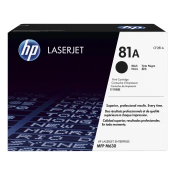 HP 81A Black Siyah 10.000 Sayfa Toner CF281A