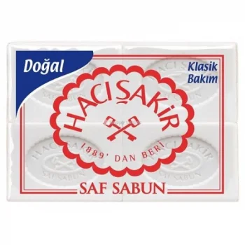 Hacışakir Banyo Sabunu Doğal 600 Gram