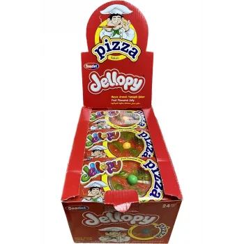 Jellopy Yum. Şeker Pizza 20 Gram x 24 Adet