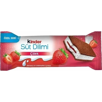 Kinder Süt Dilmi Çilekli 28 Gram x 20 Adet