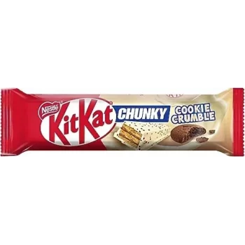 Kitkat Chunky Cookie Beyaz Gofret 38 Gram x 12 Adet