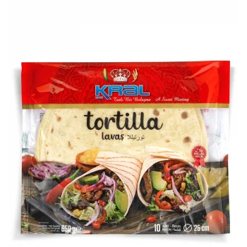 Kral Tortilla Lavaş 25cm 10lu 650 Gram